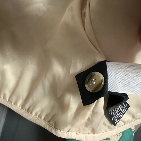 7 For All Mankind Quilted Crop Floral Print Jacket Jade Green - Picture 10 of 10